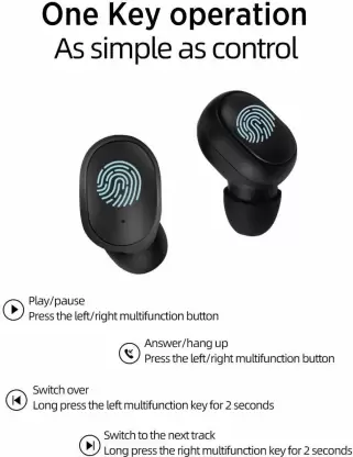 TWS T12 Bluetooth Headset 